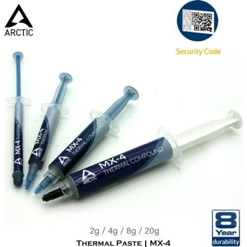 ARCTIC MX-4,Thermal Grease For GPU CPU,8.5 W/mK Thermal Compound,Graphics Card Thermal Silicone Paste Adhesive 2g 4g 8g 20g