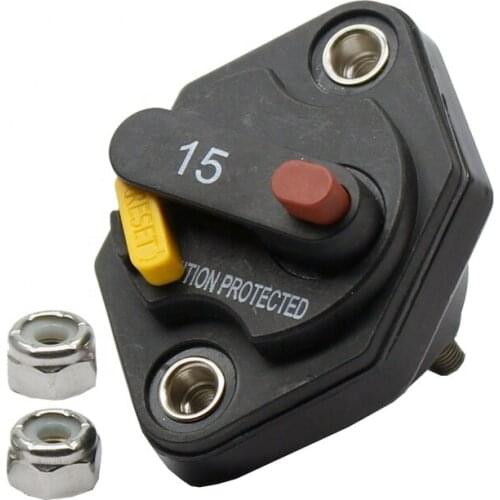 10A 15A 20A 12V 32V Car Audio Amplifier Circuit Breaker Fuse Holder Fuse Adapter with Manual Reset Button