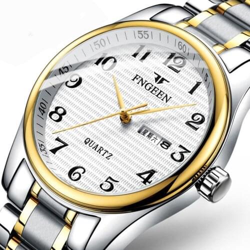 2021 New Watch for Men Top Brand Luxury Waterproof Quartz Stainless Steel Sports Wristwatch Date Calendar Relogio Masculino