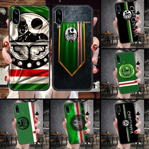 Chechen National Flag Phone Case For Huawei Honor 6A 7A 7C 8A 8X 8 9 9X 10 10i 20 Lite Pro black soft waterproof trend shell