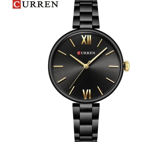 CURREN Women Watch Fashion Luxury Watch Reloj Mujer Stainless Steel Female Clock Quartz Bracelet Wrist Watch Clock Gift