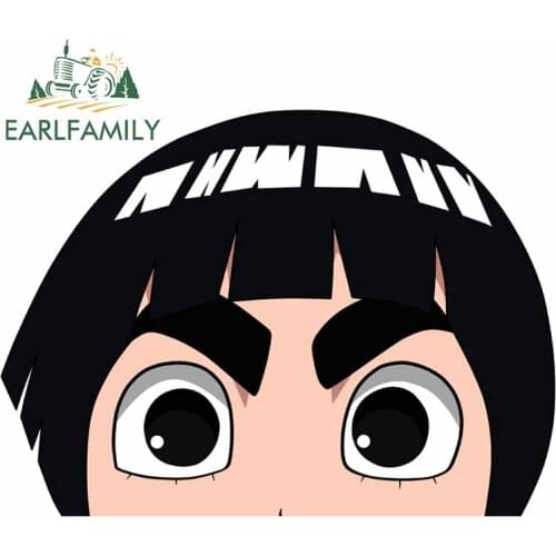 EARLFAMILY 13cm x 9.5cm for Ninja Rock Lee Peeker Car Stickers Occlusion Scratch Custom Printing Waterproof Vehicle Decal
