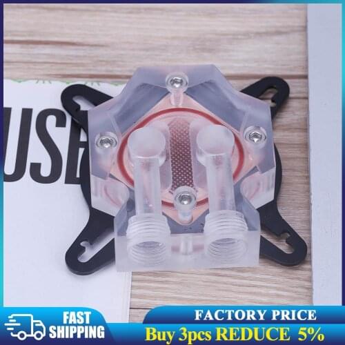 Red Copper Board Graphic Card GPU Water Block Cooling Double Channel Water Cooler Radiator PC Computer Water Cooling Accessories