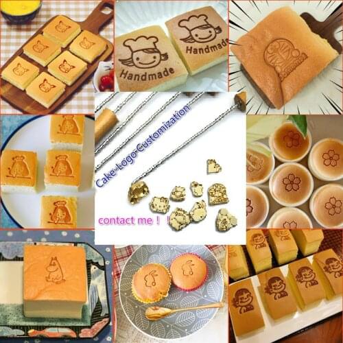 Cake LOGO Fire Copper Mold for Baking Cake Branding Buns Hot Stamping Kitchen Household Bakery Accessories Customizable Tools