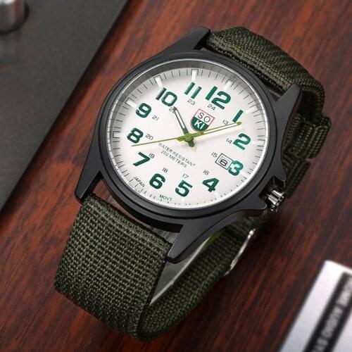 Fashion Nylon Belt round Mens Military Watch men watches 2021 luxury automatic sports black watch male smart reloj mujer