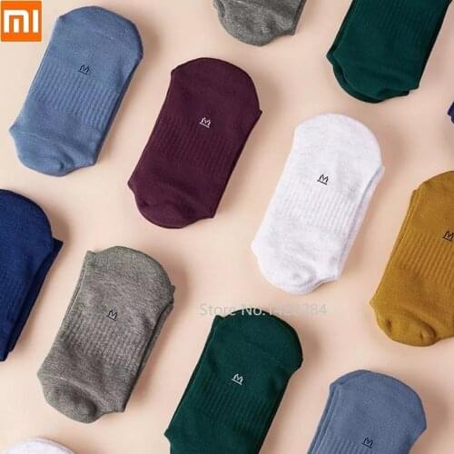 Youpin 365wear double effect Deodorant medium tube socks for men women Soft comfortable Breathable Multifunctional sports socks