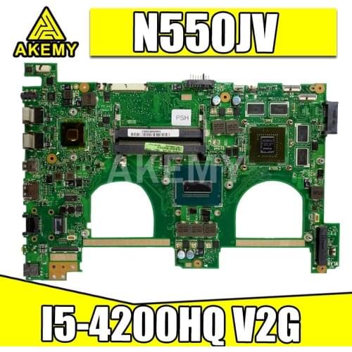 New For Asus N550J N550JK N550JV Q550JV G550JK G550JV mainboard N550JX Laptop Motherboard I5-4200HQ V2G GTX750