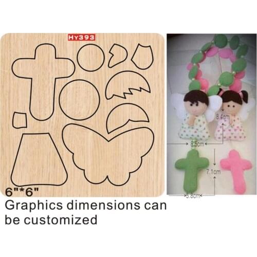 Praying angel cutting dies 2019 new die cut &wooden dies Suitable for common die cutting machines on the market