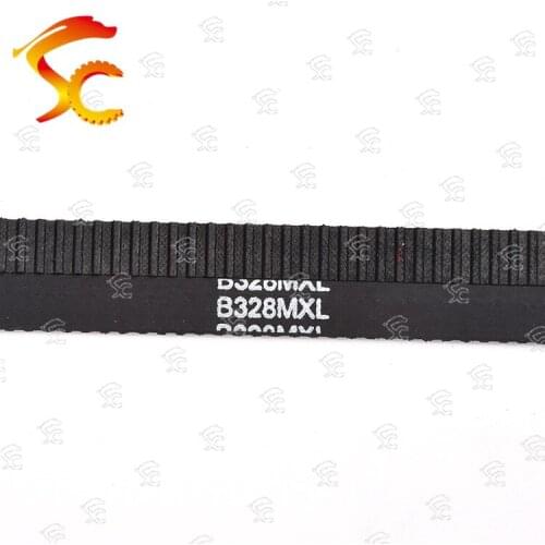 High Quality MXL Timing belt B328 MXL Width 6mm 10mm Teeth 328 Synchronous belt 3D printer closed loop MXL-328