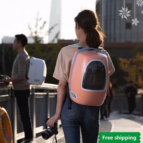 Backpack Carrier for cat Pet backpack Cat bag to go out,outdoor carry, large space, comfortable and breathable shoulders
