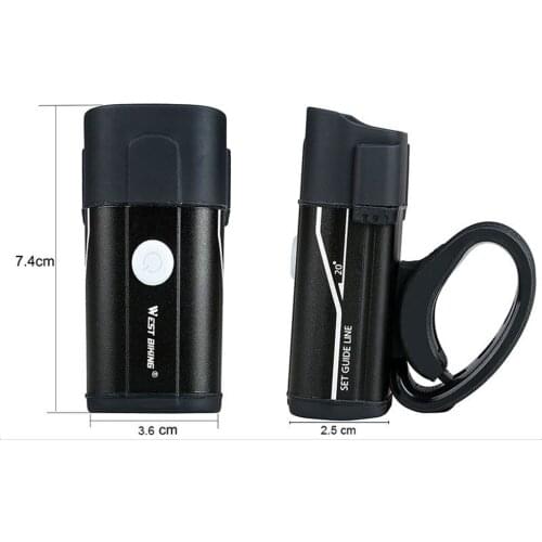 Bicycle Light USB Rechargeable Cycling Scooter Handlebar Waterproof Lamp Torch