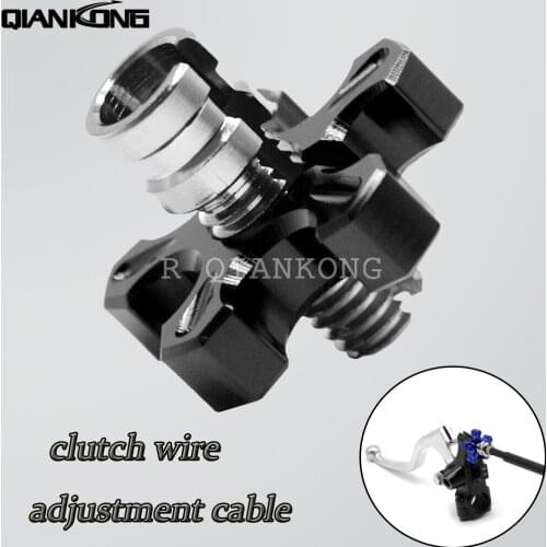 Universal Motorcycle CNC Aluminum Clutch Cable Wire Adjuster For 150 125 250 SX 85 SX 17/14 450 EXC-F SX SXF EXC XC EXC-F
