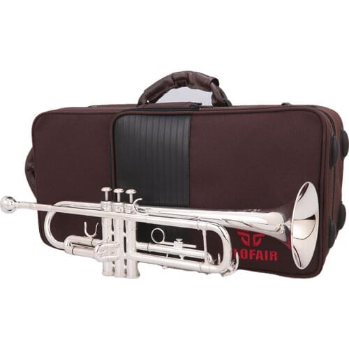Silver Plated Trumpet Instrument Accessory Box Is Suitable For Professional And Beginners Instruments. High Sensitive Keys Make