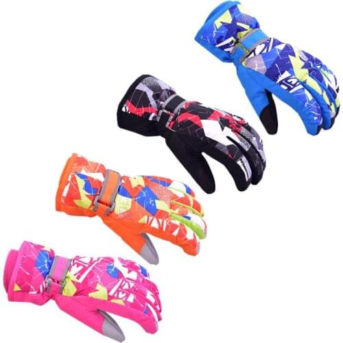 High quality dad winter ski gloves ladies mens children waterproof windproof warm skis ski gloves motorcycle outdoor snow glove