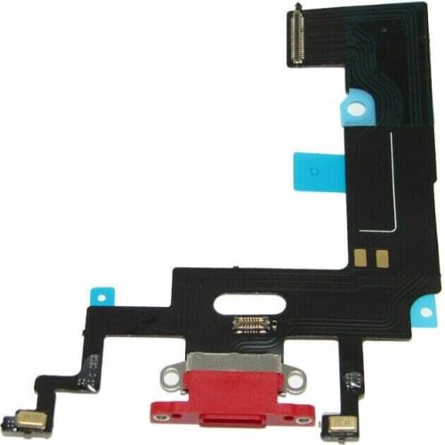 10Pcs/lot for Apple iPhone XR Original Quanlity White/Black/Blue/Red/Yellow/Coral Color Charging Port Dock Connector Flex Cable