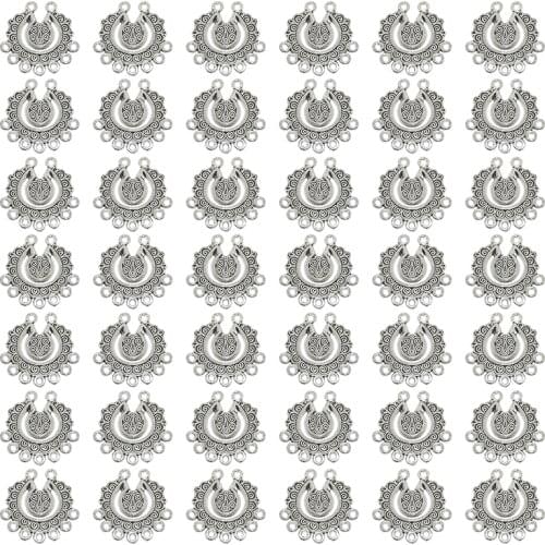 10pcs Antique silver Plated Zinc Alloy Connectors Charms Pendants for Jewelry Making DIY Handmade Craft