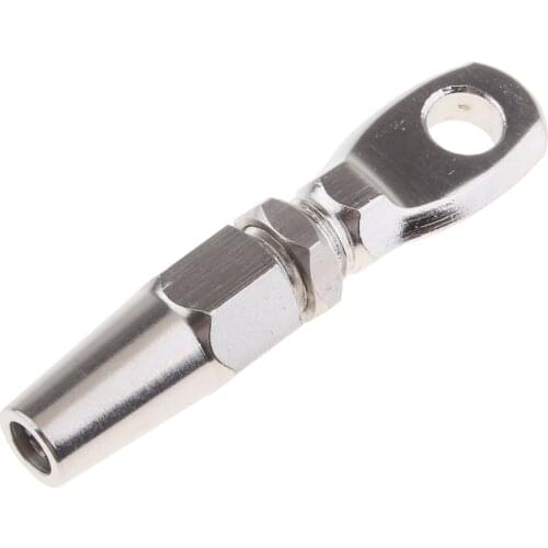 316 Marine Grade Stainless Steel Swageless Eye Terminal For 5mm Wire Rope