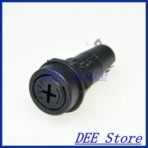 5x20 fuse block holder fuse Chassis Panel Mount fuseholder fuse holders for 5*20mm cylindrical Glass Tube/Ceramics fuse