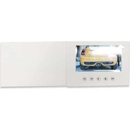 7 Inch Video Brochure Custom Printed Logo For Enterprise Custom Promotional New Products Launched LEXINGDZ