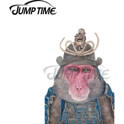 Jump Time 13 x 7.6cm For Japanese Macaque JDM Car Stickers Anime Surfboard Decal Scratch-Proof Windshield Vinyl Car Wrap