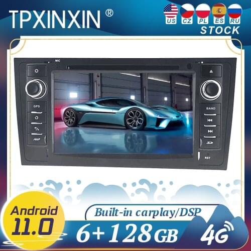 Carplay For Audi A6 1997-2004 Android 11 Car Radio Player GPS Navigation Head Unit Multimedia Stereo WIFI DSP BT
