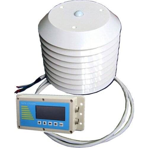 Air temperature and humidity light recorder illuminance recorder