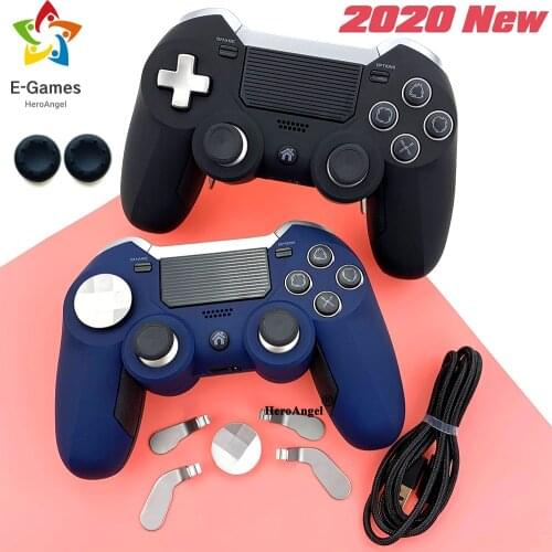 For PS4 Elite Controller 6 Axis Sensor Function Dual Vibration Elite Gamepads For PS4 Wireless Game Controller Joystick for PC