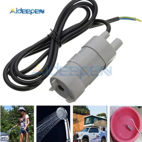 JT-500 12V 600L/H high pressure Dc Submersible water Pump Three-wire Micro Motor Water Pump With Adapter