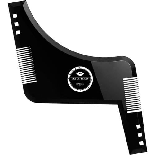 The Latest Comb Molding Tool Sex Mens Gentleman Beard Comb ABS Shaping Mold Beard Shaped Comb Hair Brush