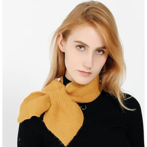 New Fashion Winter Warm Women/Lady Solid Scarf Pashmina Cravat Soft Thicken Bib Neckerchief Wrap Cashmere Female Accessories