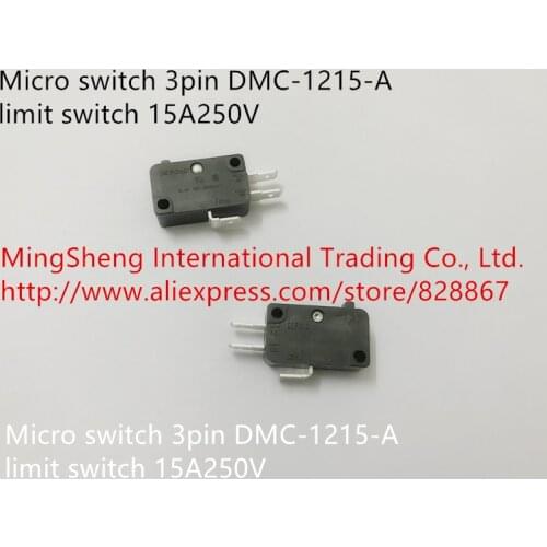 Original new 100% micro switch 3pin DMC-1215-A limit switch 15A250V