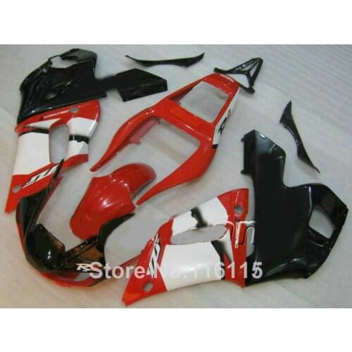 Fit for YAMAHA R6 fairing kit 1998 1999 2000 2001 2002 red black white YZF R6 fairings set 98 99 00 01 02 full kits #3228