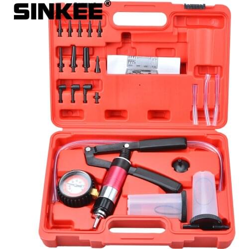Hand Held Vacuum Pump Brake Bleeder Set Bleed tester Tool Kit SK1270