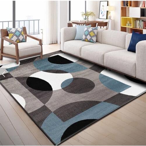Modern simple art abstract carpets for living room bedroom area carpet coffee table floor mat alfombra 3d custom nordic home rug