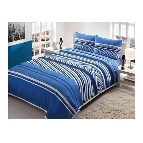 Tac Milfort Navy Blue Double Pique Set-Pique: 200x230 cm Fitted Bed Sheet: 160x200 cm Pillowcase: 50x70 cm (2 pieces)