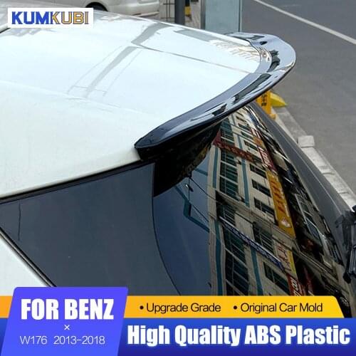 KUMIKUBI ABS Paint Black Red Color Rear Spoiler Wing For Mercedes Benz A Class W176 A160 A180 A200 A250 A45 Hatchback 2013-2018