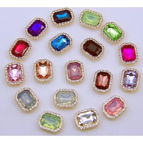 Jelly Color Rhinestone Buttons For Garments Accessories Handmade Wedding Bouquets Diy Embellishments Decorative Scrapbooking
