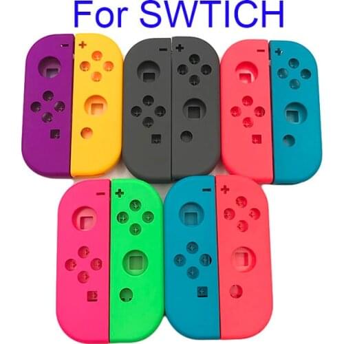 10pcs Original Purple Orange for Nitend switch NS JoyCon Joy Con Controller Housing Shell Case for Switch Red Cover