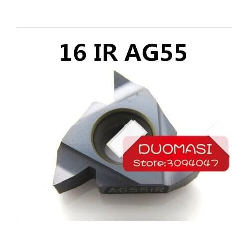 16 IR AG 55 ,Indexable Tungsten Carbide Threading Lathe Inserts for Threaded Lathe Holder