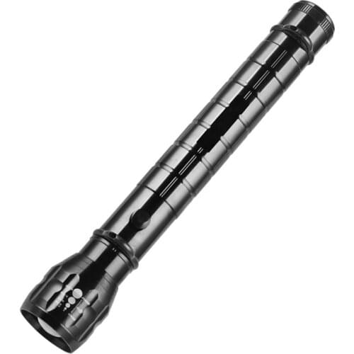 Aluminum Strong LED Flashlight 3-Mode Adjustable Focus Torch Light Portable Rechargeable Outdoor Camping Waterproof Flashlight