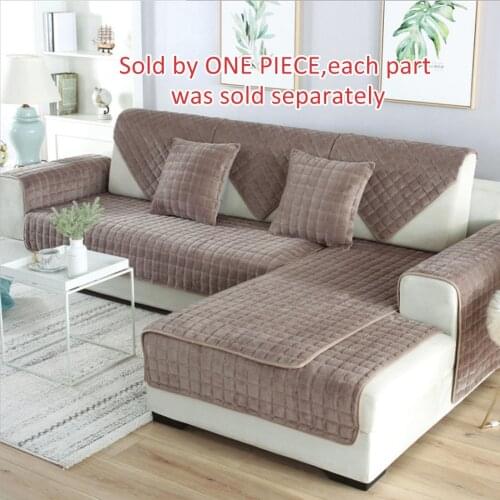 1pc Thicken Corner Sofa Towel Covers Flannel Sofa Slipcover Couch Cover Removable Pet Dog Kids Mat Sofa Cushion Blanket