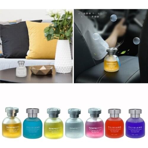 1 Piece Car Fragrance Diffuser Perfume Bottle Holders Ornaments Interior Decoration for Car Homes Offices Air Fresheners