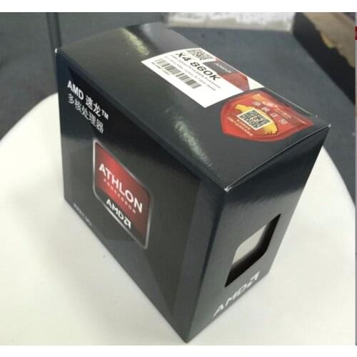 PC computer AMD Athlon X4 860K X860K Boxed with radiator FM2+ Quad-Core CPU 100% working properly Desktop Processor