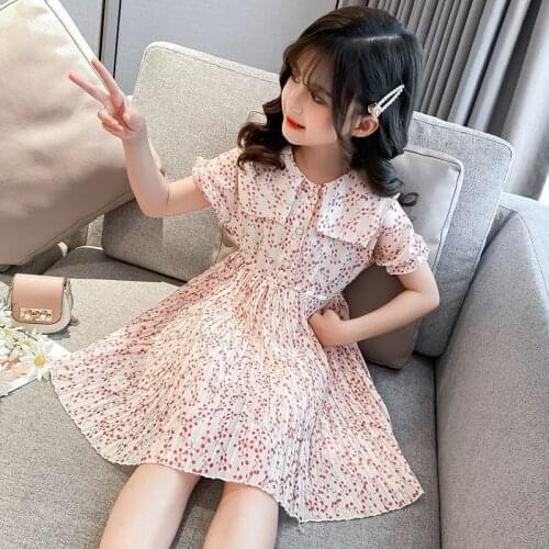 Girls' fashion dresses for summer 2021 new childrens dresses 12 childrens baby clothes 11 princess dresses 10