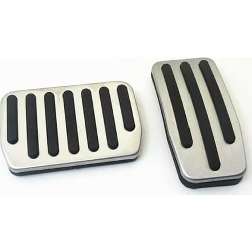 Non-Slip Performance Stainless steel Accelerator Modified Pedal Pads Kit for Tesla Model 3 Brake Replacement
