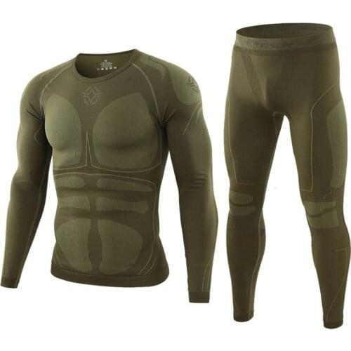 Esdy Outdoor Warm Features Underwear Suit Light Nylon Polyester Blended Fabric Hiking Camping Climbing Training Unisex Underwear