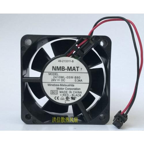 Original 6025 2410ML-05W-B80 24V 0.34A 60*25MM frequency converter fan