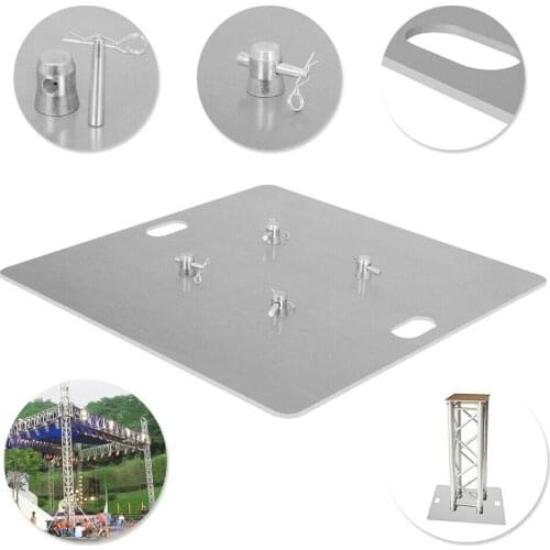 Lighting Truss Base Plate 30×30 inch Aluminum Square Trussing Base Plate