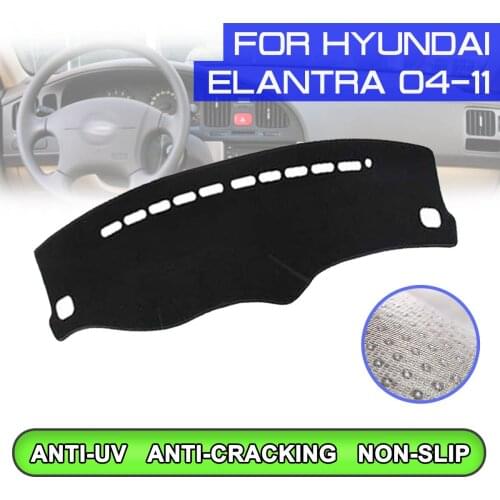 Car Dashboard Mat Anti-dirty Non-slip Dash Cover Mat UV Protection Shade for Hyundai Elantra 2004 2005 2006 2007 2008 2009-2011