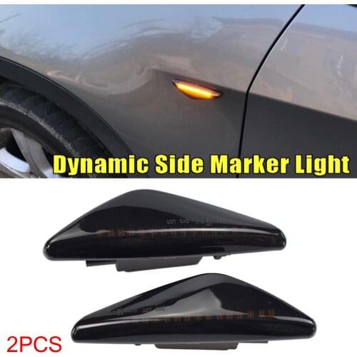 LED Dynamic Turn Signal Light Side Marker Mirror Indicator Blinker For BMW X3 F25 X5 E70 X6 E71 E72 2007-2019